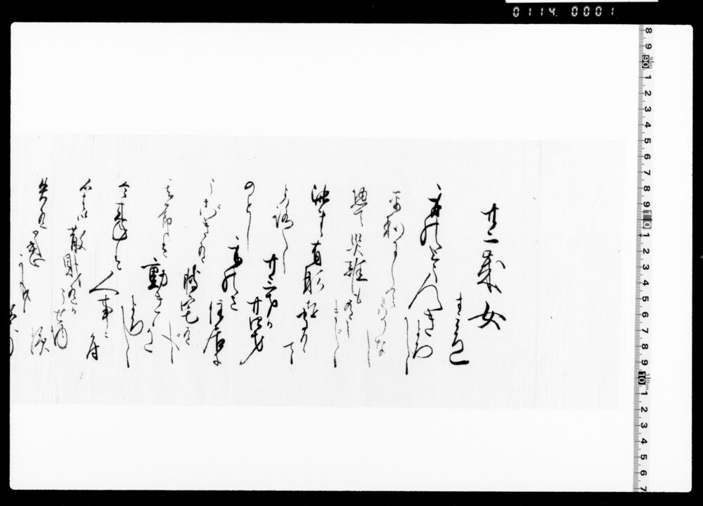 作品画像：運勢判じ書