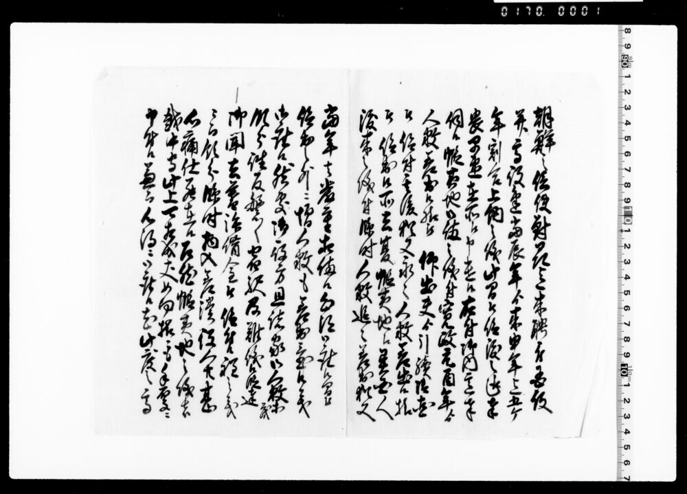 作品画像：朝鮮之信使来聘につき御国役御勘弁之願書控