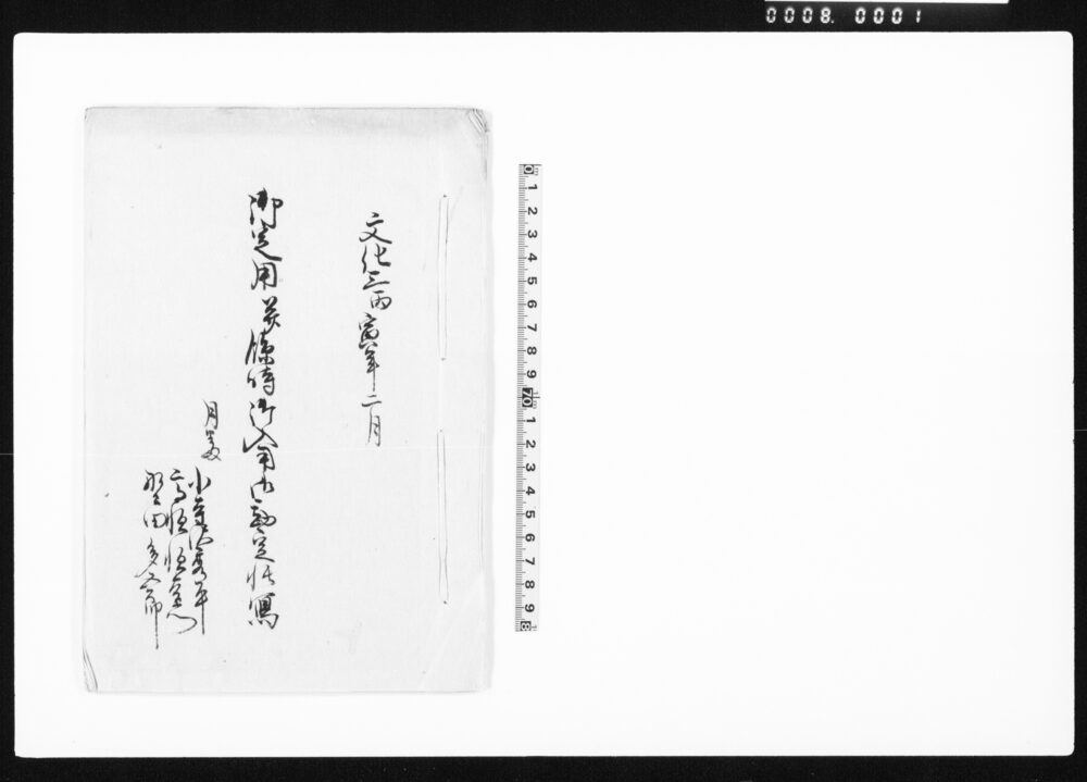 作品画像：御定用并臨時御入用御勘定帳写