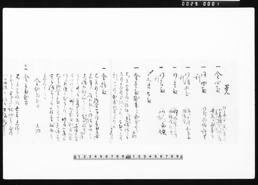 作品画像：覚（拝借金上納につき）