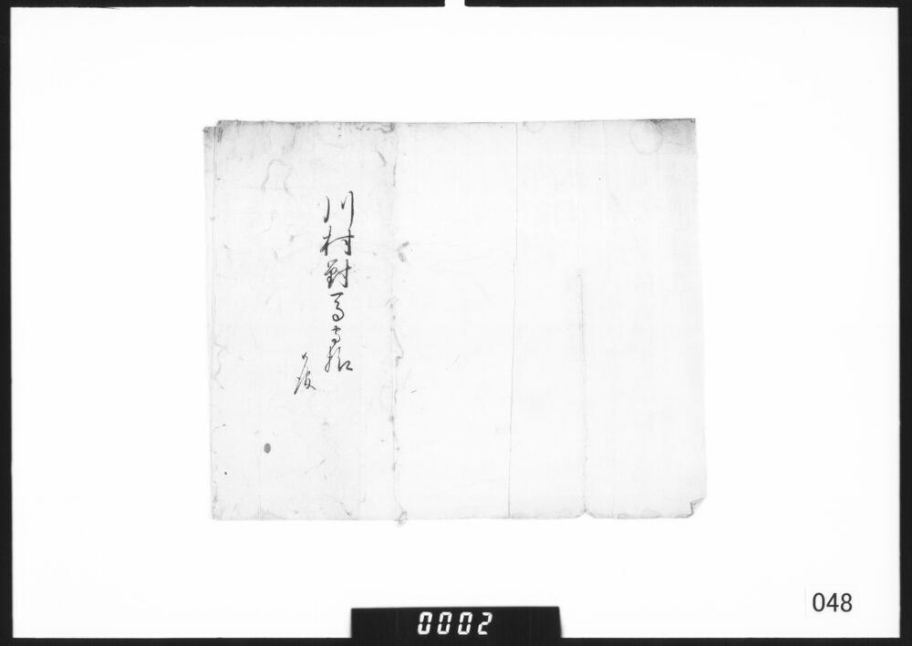 奉書断簡(将軍宣下につき)