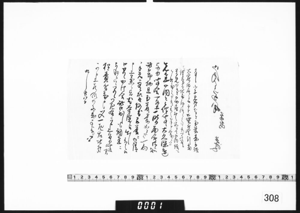 書状(大久保辺与力につき内々聞合)