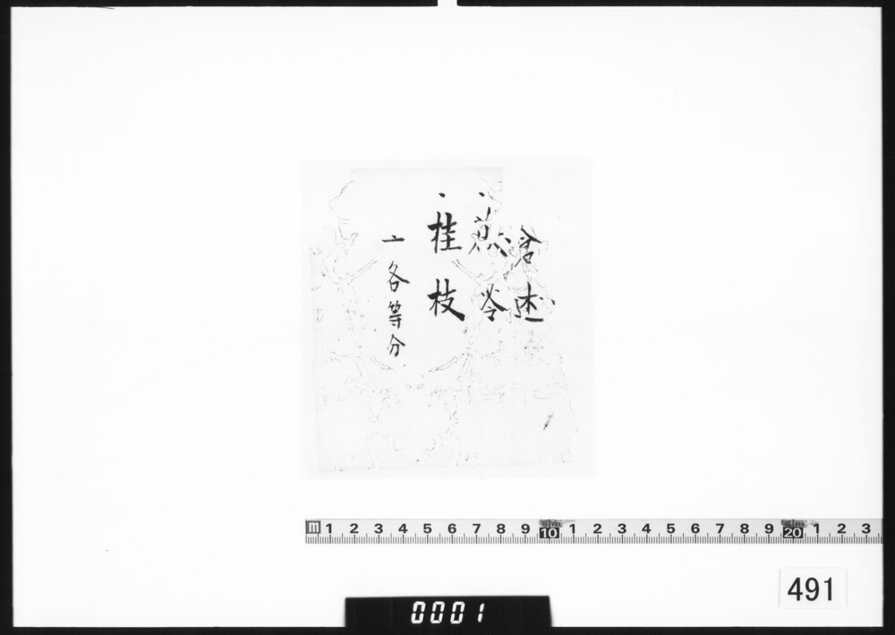文書断片(薬種書上)