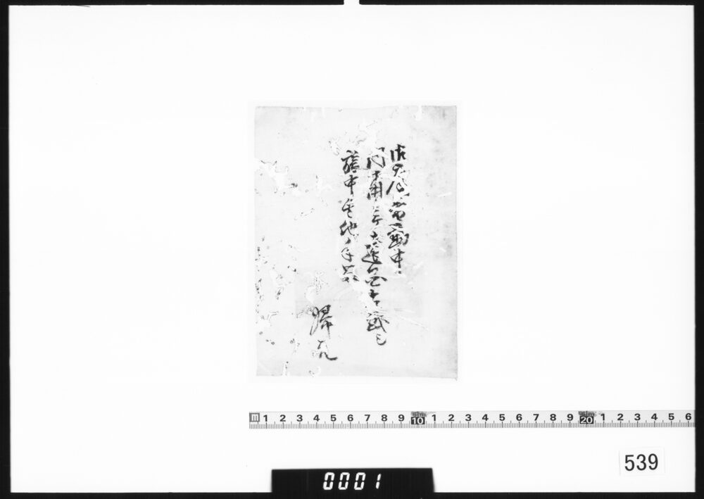 作品画像：題箋｢御庭番勤中遠国御用旅中其他手留｣