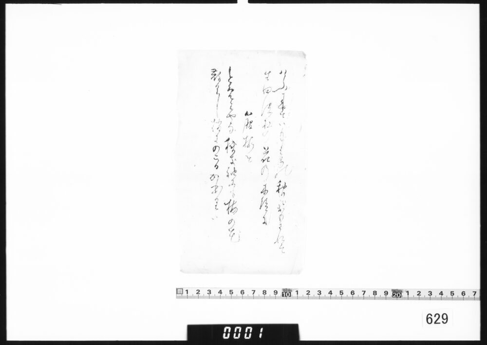 和歌書付「とめはやな」