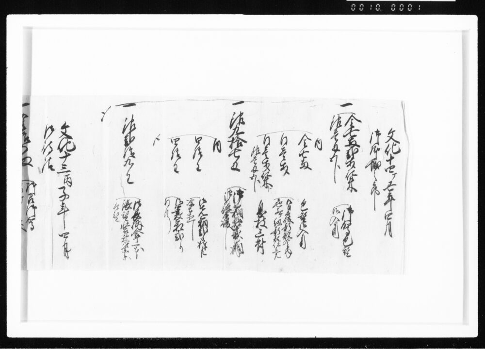 文化十四丁丑年四月御帰城之節 江戸幕府御徒組相原家文書