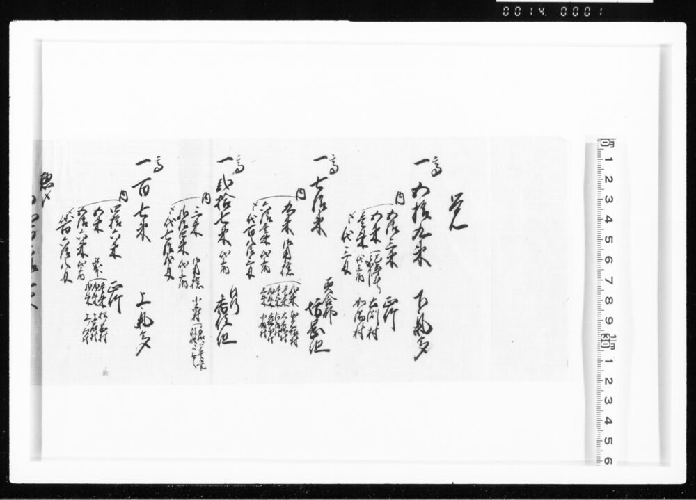 覚(高橋氏之処転役ニテ相原請之) 江戸幕府御徒組相原家文書