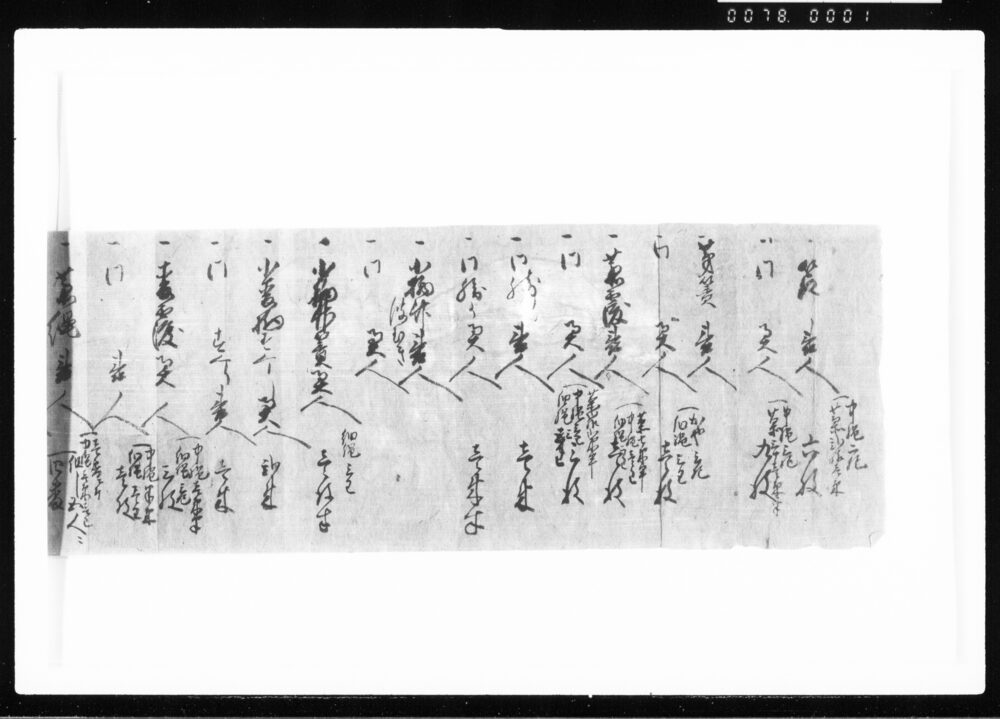 (茅簀等ニ付書付) 江戸幕府御徒組相原家文書