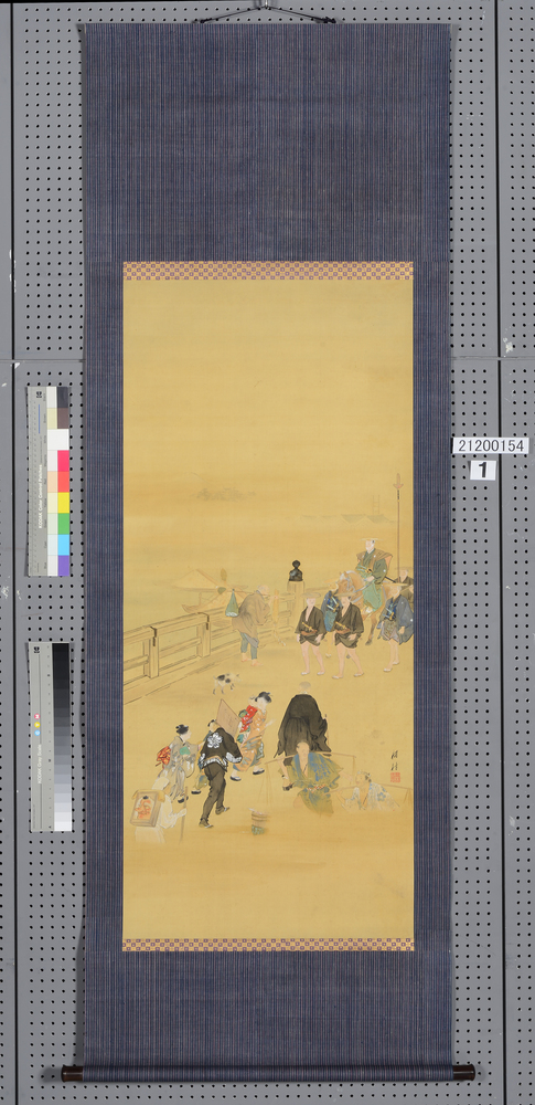 作品画像：日本橋人物往来図