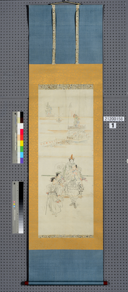 山王祭礼図下絵