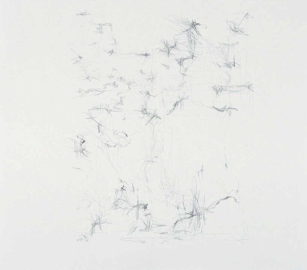 作品画像：《柔かに、還元 Ⅰ》のための作業譜断片（B-3）