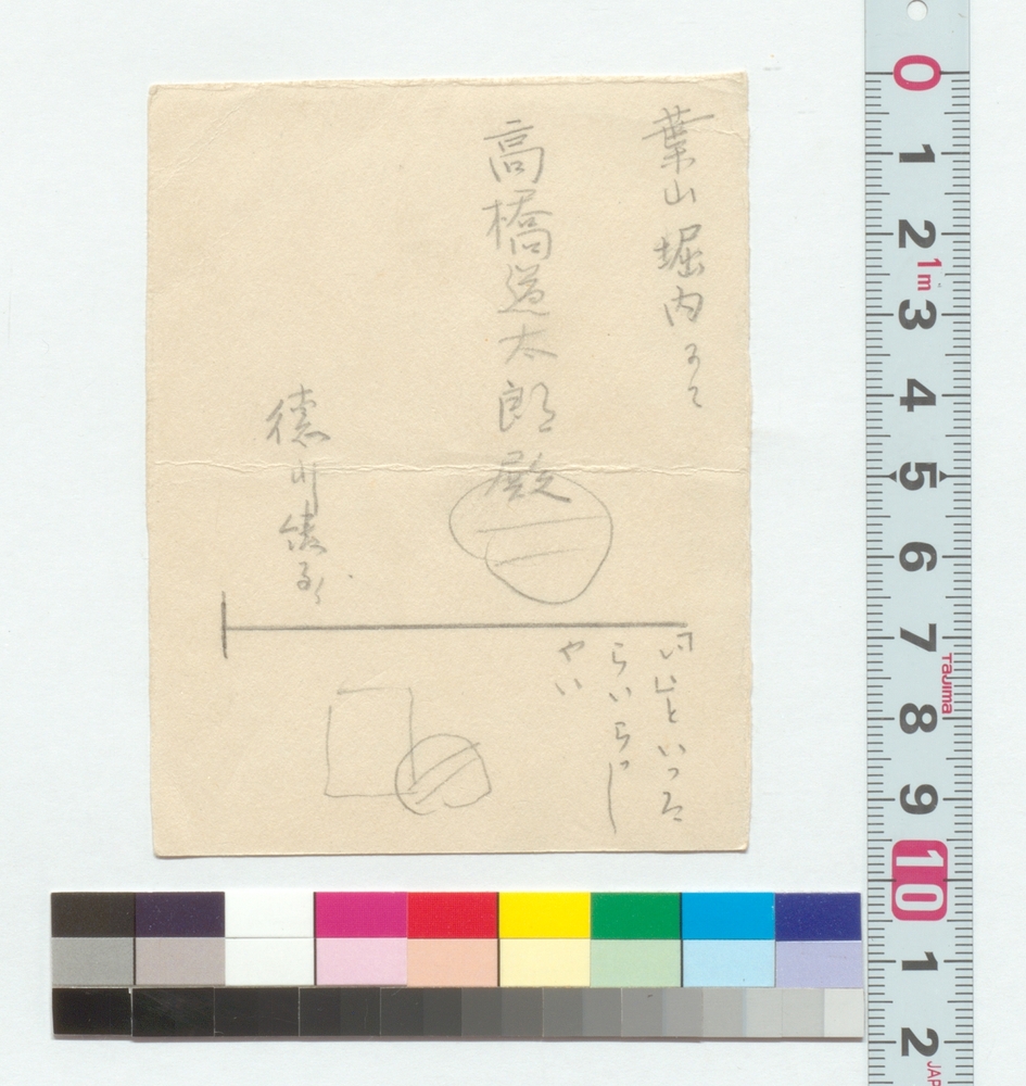 高橋道太郎宛書簡（どうぞごちそうができましたから）
