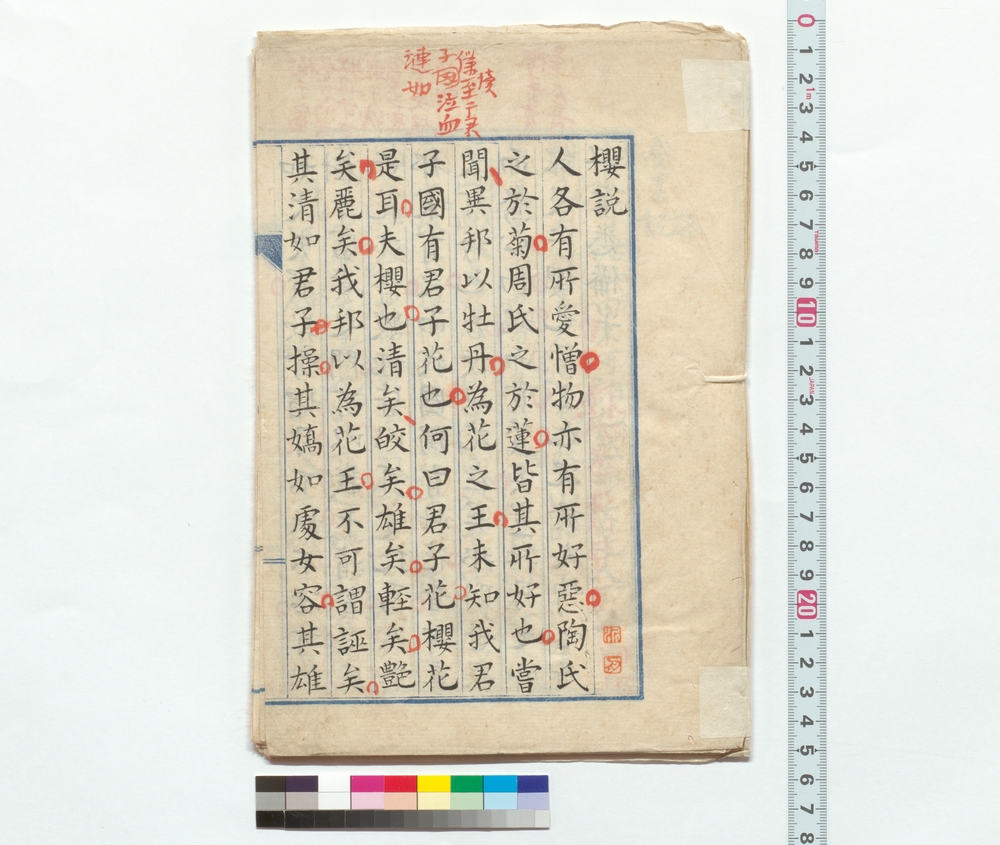 作品画像：泥舟文稿（桜説・養素論他）