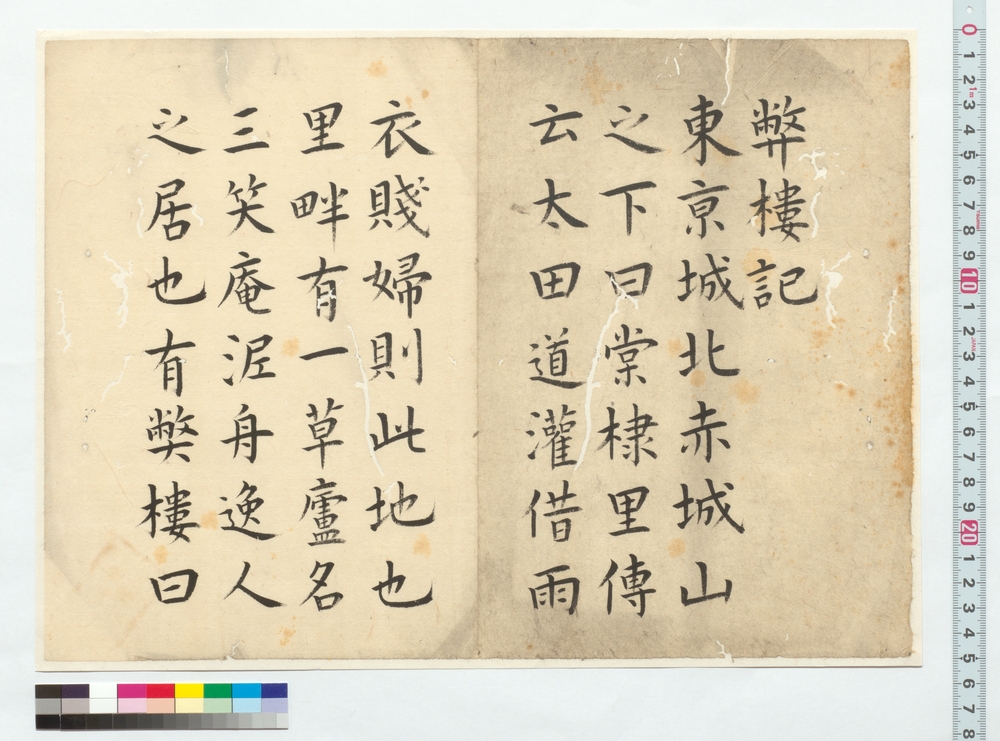 作品画像：弊楼記　断片