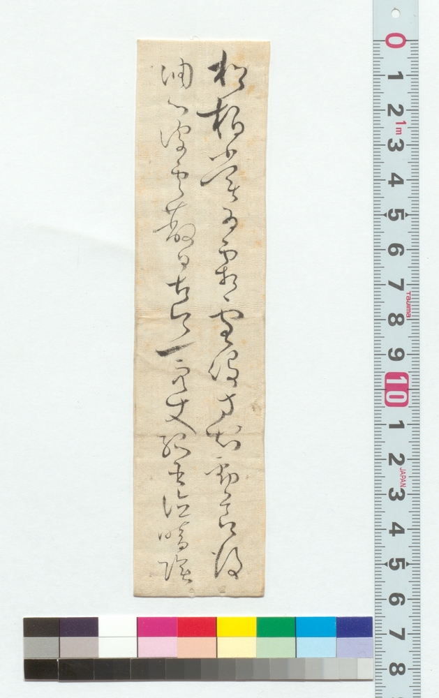 作品画像：漢詩短冊　松柏