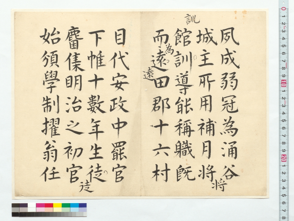 作品画像：漢詩　夙成弱冠