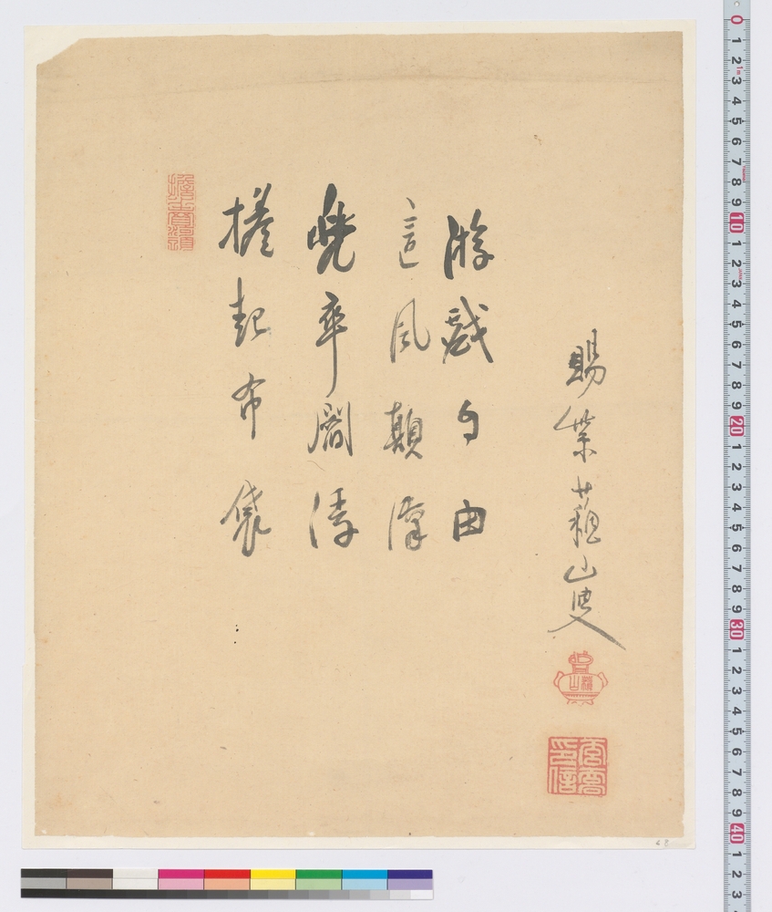 作品画像：書　賜紫藾山叟