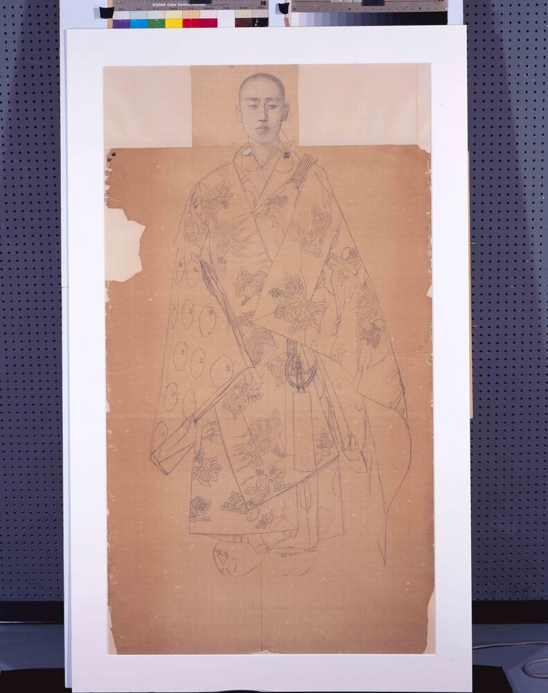 下絵 句仏上人肖像