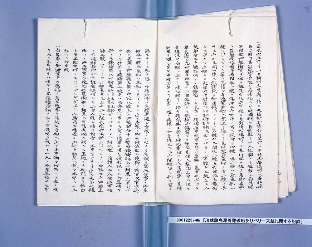 [琉球諸島漂着難破船及びペリー来航に関する記録]