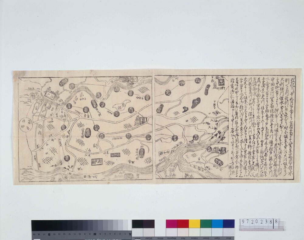 作品画像：関東川筋洪水の図