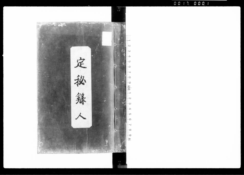 作品画像：定秘録 人