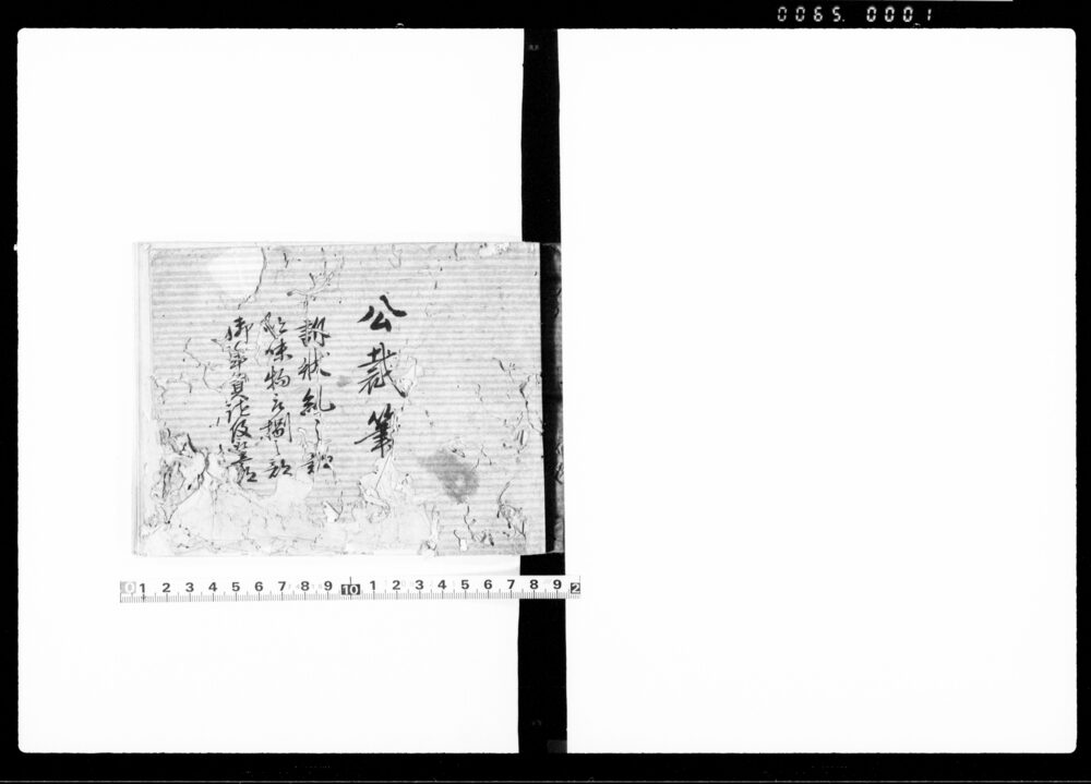 作品画像：公裁筆