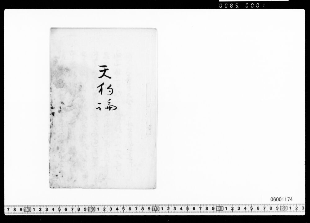 作品画像：天狗論(書画癖翁と清国遊歴士談話)