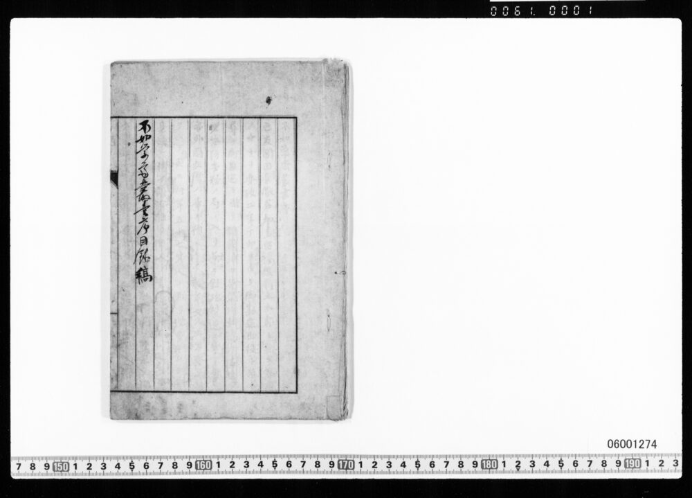 不如学斎叢書序目録稿(岡田新五太郎謄写本目録)