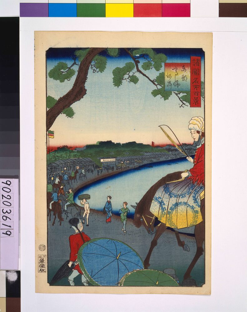 作品画像：諸国名所百景 東都高輪海岸