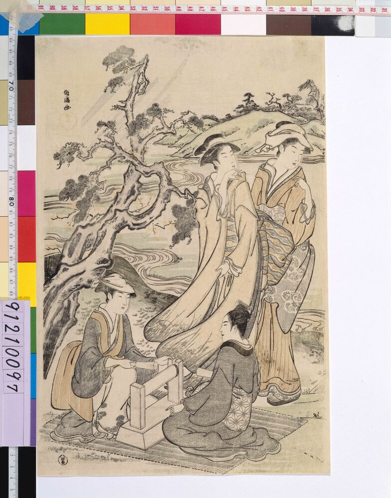 作品画像：六玉川 擣衣玉川