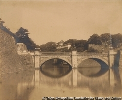 作品画像：(皇居二重橋)