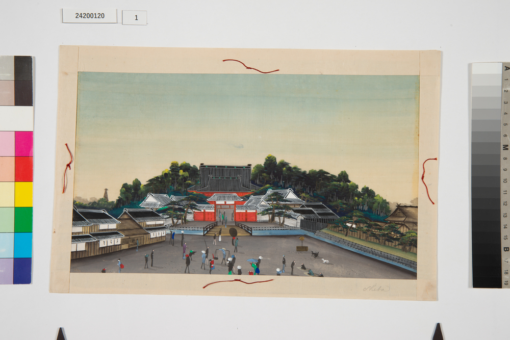 江戸大名屋敷図　芝　増上寺