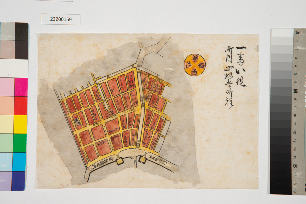 江戸町火消受持区域図