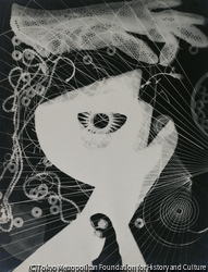 作品画像：フォトグラム （顔 A）