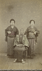 作品画像：（大旦那と二人の女性）