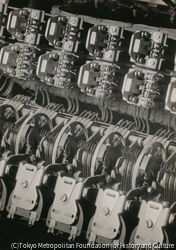 作品画像：（電話自動交換機の一部）