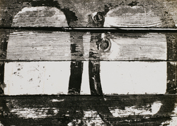 作品画像：板と文字 1954.11