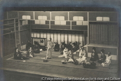 作品画像：帝劇 伊勢音頭 故人 守田勘弥 福岡貢
