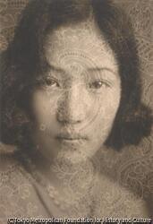 作品画像：(女性像・二重露出)