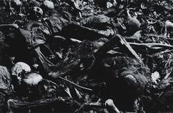作品画像：手を縛られた死体