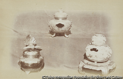 作品画像：茶器と香炉
