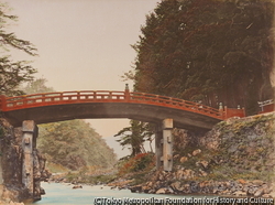 作品画像：（赤い橋のある風景）