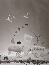 作品画像：大根の汽車