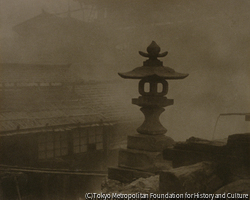 作品画像：（石灯籠のある風景）