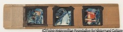 作品画像：写しゑ種板 「鳥居、社、滝、お堂」