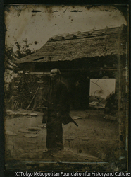 作品画像：小島当三郎光純(柳蛙の兄)肖像写真