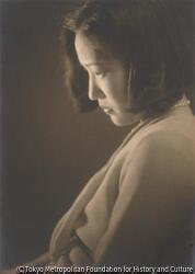作品画像：(女性像・横顔)