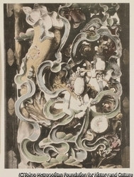 作品画像：15. 天人の木彫の細部 日光