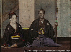 作品画像：（侍の夫婦）