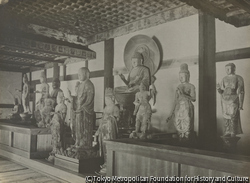 法隆寺 彌陀大日梵天帝釈天等像